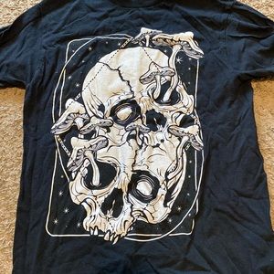 Mushroom skull shirt